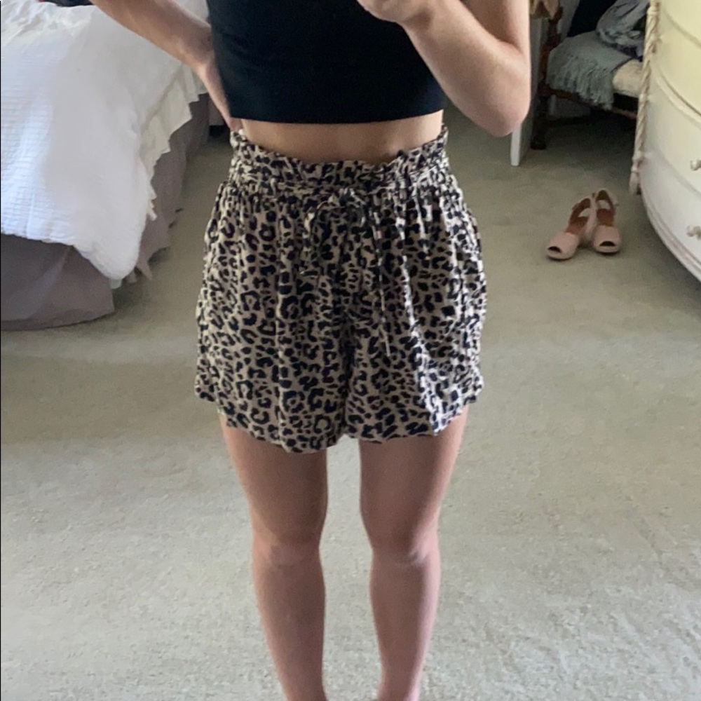 Hollister Cheetah Print Shorts